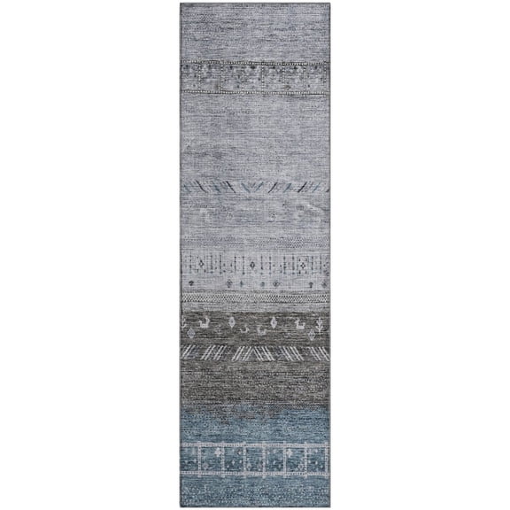 Dalyn Rugs Premium Machine Washable Mayfield AMF1147 Blue 2'3" x 7'6" Runner Rug