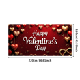 thumbnail image 3 of Valentine's Day Party Decoration Banner Heart Design Backdrop Event Photo Props Love Celebration Romance Gift Box Background, 3 of 4
