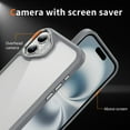 thumbnail image 2 of Compatible with iPhone 16 Plus Clear Phone Case,Drop Protection Anti-fall Rugged Heavy Duty Shockproof Military Protective Tough Durable Transparent Phone Case Cover,Gray, 2 of 7