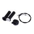 thumbnail image 4 of Dalazy Pair Left+Right Twist Throttle Accelerator Grip w Cable for 110-125cc ATV, 4 of 9