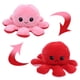 thumbnail image 4 of Muñeco de peluche de pulpo, peluche reversible, animal con tapa de doble cara, juguetes de regalo encantadores (rosa claro, rojo rosa, 20 x 10 cm), 4 of 14