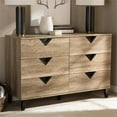 thumbnail image 2 of Bowery Hill 6 Drawer Double Dresser in Light Brown, 2 of 10