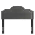 thumbnail image 4 of Modway Belinda Performance Velvet King/California King Headboard in Charcoal, 4 of 9
