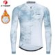 thumbnail image 3 of X-TIGER - Maillot de ciclismo de invierno para hombre, manga larga, forro polar térmico, ropa antibolitas para bicicleta, abrigo para bicicleta de carreras, 3 of 5