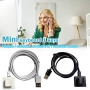 Black 2 Key Keypad Mini Keyboard Copy Paste Custom Shortcut Key Password Machine Sayodevice