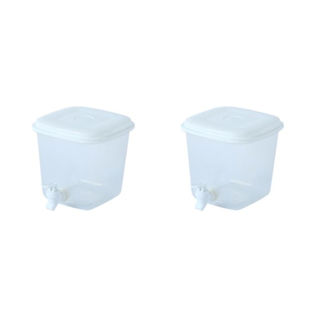 Guardoinrt Pichet d'Eau Froide Estival Polyvalent avec Récipient Pichet d'Eau Polyvalent pour Café Thé Glacé Style A Ensemble de 2
