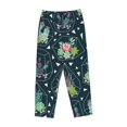 thumbnail image 4 of Disketp Cactus 2 Print Women'S Comfy Pajama Pants Casual Drawstring Palazzo Lounge Wide Leg Pants, 4 of 9