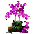 thumbnail image 2 of Nearly Natural Phalaenopsis Stem Artificial Flowers (Set of 6), Pink, 2 of 3