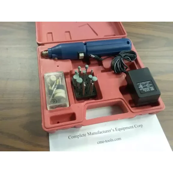 1/8" Mult-Purpose Rechargeable Tool Drill, Polishing, Deburing-Surplus-#505-Mr