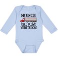 thumbnail image 3 of Inktastic Truck Driver Uncle for Nephew Boys or Girls Long Sleeve Baby Bodysuit, 3 of 5