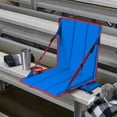 thumbnail image 6 of ARDEN Heated Stadium Seat, Battery Powered (not included) Foldable, Lightweight Foldable with Back Support & Carrying Strap for Sports Games, Camping, Outdoor Events, Royal Blue/Red, 6 of 10