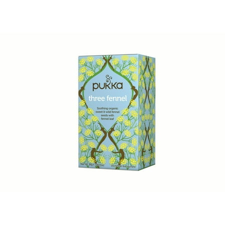 Pukka Herbs Organic Three Fennel Herbal Tea Bags, 20 Ct