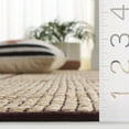 thumbnail image 5 of SAFAVIEH Natural Fiber Kent Geometric Area Rug, Natural/Brown, 8' x 10', 5 of 8