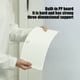 thumbnail image 5 of Bolsa organizadora de almacenamiento vertical de pared - Organizador de armario colgante de 4 niveles con tela no tejida, blanco o gris, 51,18 x 11,81 x 5,91 pulgadas, 5 of 6