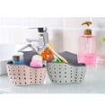 thumbnail image 6 of Biezeib Sink Caddy Sponge Holder with Drain Hole Kitchen Faucet Hanging Bag Double Decker Basket, 6 of 6