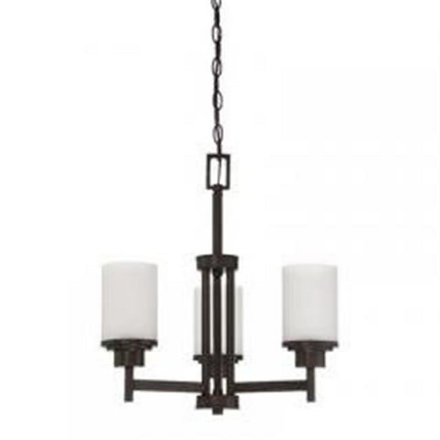 Concord F17023-64 Lustre 3 Lumières avec Verre de Lin