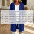 thumbnail image 5 of Bixock Women's Casual Coats Windproof Lapel Collar Long Sleeve Solid Color with Pockets Warm Fall Winter Outerwear Commute Outdoor Daily Wear, 5 of 5