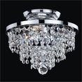 thumbnail image 1 of Vista 10 in. Traditional Empire Crystal Flush Mount, 1 of 1