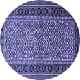 thumbnail image 1 of Ahgly Company Indoor Round Persian Blue Traditional Area Rugs, 7' Round, 1 of 4