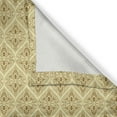 thumbnail image 6 of Ambesonne Damask Valance & Curtain, Victorian Vintage Royal, 55"x30", Pale Yellow and Amber, 6 of 6