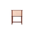 thumbnail image 5 of Neo-Classical Nostalgia Nightstand with Shelf - Dovetailed Drawers for Bedroom Storage, Stylish Nickel Hardware, Floor Mountable, 5 of 6