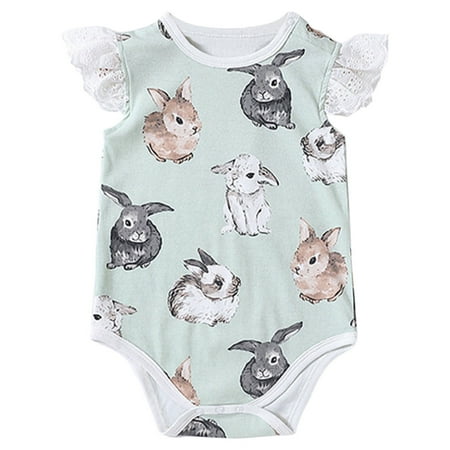 

Toddler Baby Girls Climbing Clothes Romper Floral Sleeveless Outsie Bodysuit Romper Jumpsuit Clothes For 12-18 Months