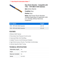 thumbnail image 2 of Rear Shock Absorber - Compatible with 1992 - 1999 GMC K1500 Suburban 1993 1994 1995 1996 1997 1998, 2 of 2