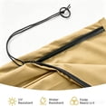 thumbnail image 4 of MISSMILE Patio Cantilever Umbrella Cover Outdoor Offset Umbrellas Covers with Zipper and Rod Uv Resistant Waterproof for Pool Deck Garden,Khaki, 4 of 6