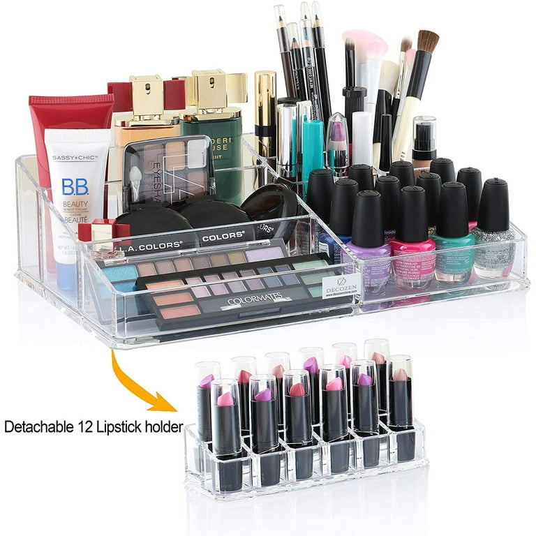 Various Cosmetic Accessories For Makeup And Manicure On Trendy