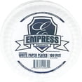 thumbnail image 2 of Empress RSC40808 Assiettes en Papier Non Revêtues 9 Po, Blanc, 2 of 3