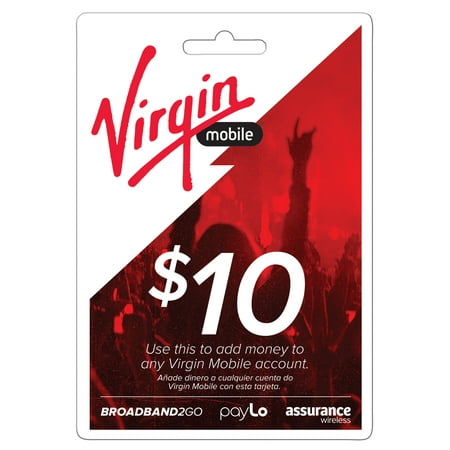 Virgin Mobile $10 Top Up (Email Delivery)