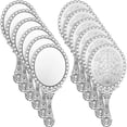 thumbnail image 1 of Espejo de mano Quinclay Vintage, 12 unidades, estampado en plata, 1 of 6