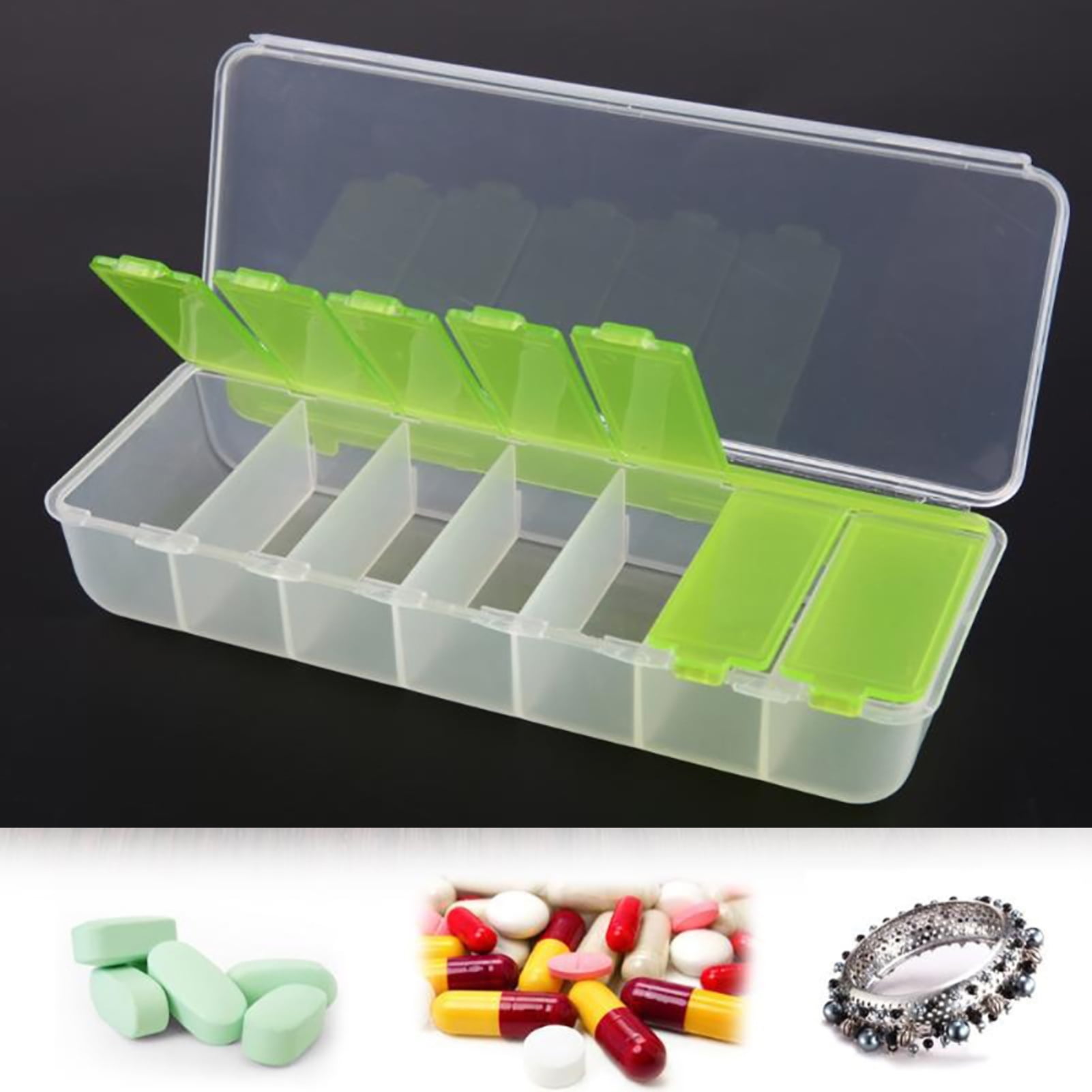 Limei Pill Splitter Cutter and AM PM Tablet Case Organizer - 2-in-1 Set ...
