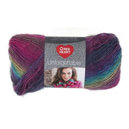 UPC: 0073650847400 | Red Heart Unforgettable Yarn Stained Glass 3.5oz(100g) Medium Acrylic