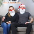 thumbnail image 2 of Máscara facial disfraz de Papá Noel JAMW para adultos Navidad 2021 TALLA ÚNICA, 2 of 4
