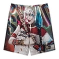 thumbnail image 3 of Animated Harley Quinn Short Sweatpants Summer Daily Cozy Lounge Shorts 3D Printed Beach Shorts Sweatpants With Drawstring And Pockets, 3 of 7