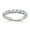 White, variant on Fine Jewelry 14K White Gold 1/2ct. 9 Stone G H I True Light Moissanite Band for Women Size 7