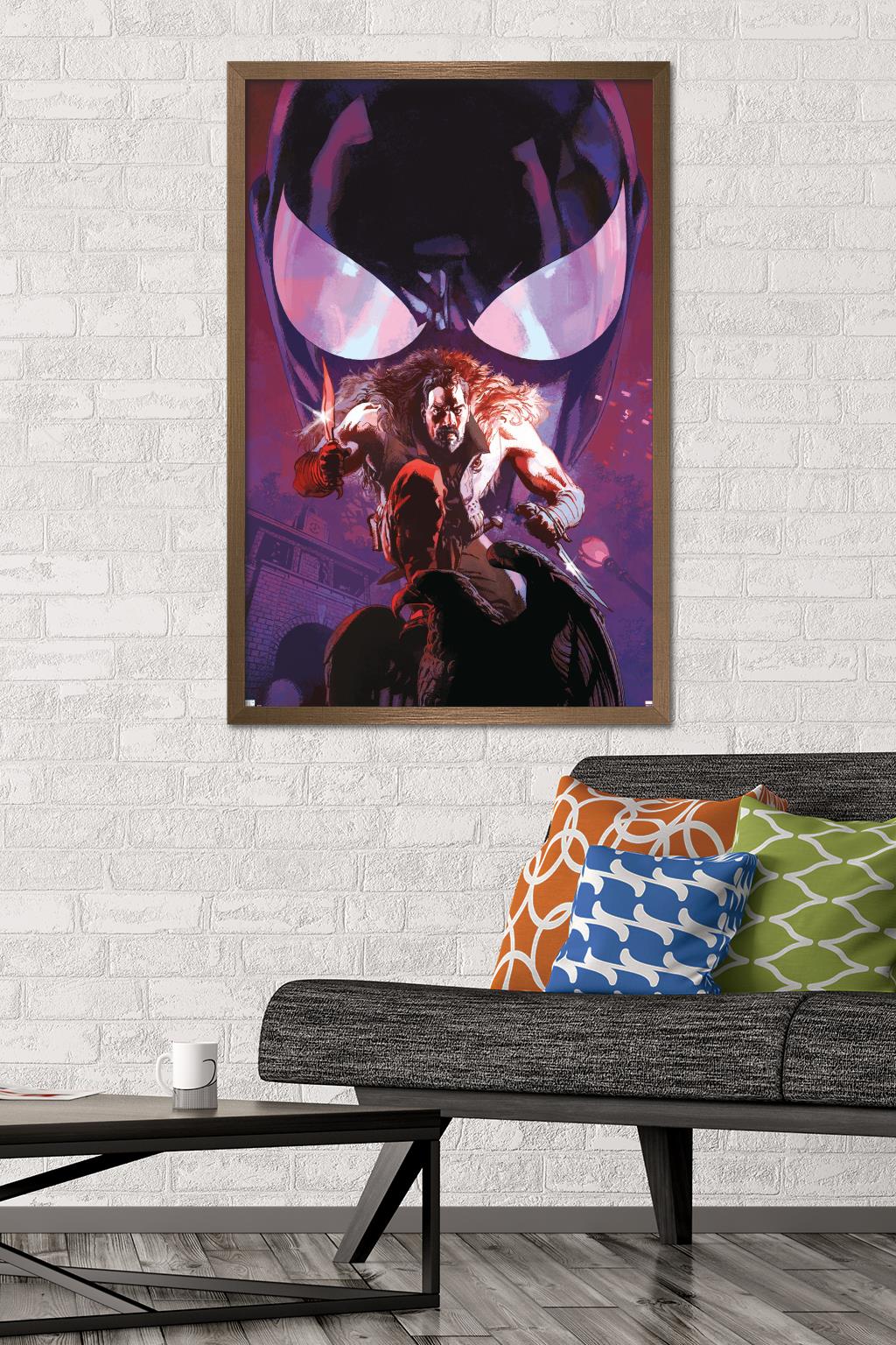Marvel Kraven The Hunter - Amazing Spider-Man #21 Wall Poster, 22.375" x 34" Framed