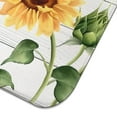 thumbnail image 3 of Sunflower Counter Mat for Dish Drying, 18x24 Inch Microfiber Pad, Foldable Absorbent Kitchen Rack Mat with Floral Design, 3 of 5