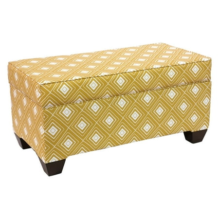- Skyline Furniture Rectangular Upholstered Storage Bench