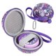 thumbnail image 5 of Bolsa de almacenamiento portátil de dibujos animados + funda de silicona para Tamagotchi Pix (púrpura), 5 of 6