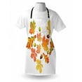 thumbnail image 4 of Natural Color Apron, Autumn Love Themed Heart Shape from Fallen Leaves and Acorns Print, Unisex Kitchen Bib with Adjustable Neck for Cooking Gardening, Adult Size, Multicolor, by Ambesonne, 4 of 4