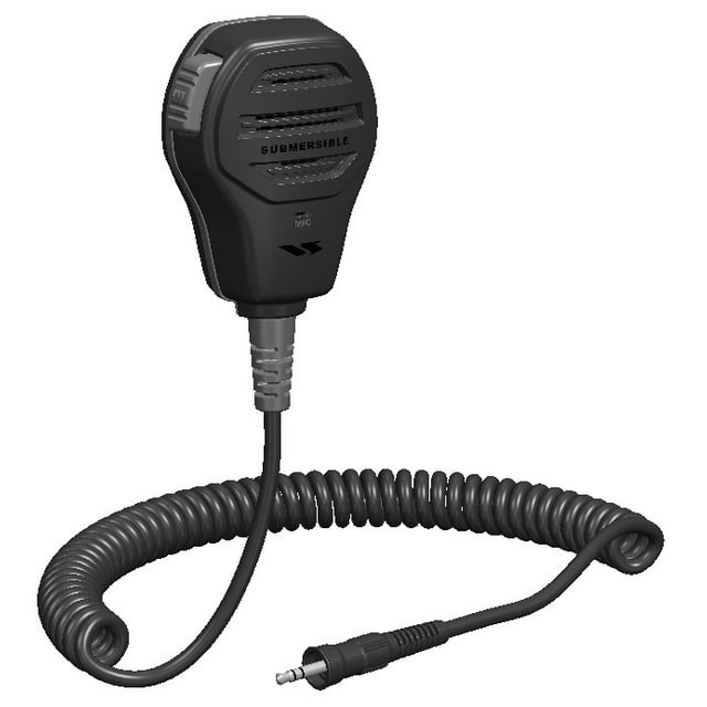 Standard Horizon VHF Radio Microphone MH-73A4B Left Side Push To Talk; Black