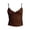 Brown, variant on WHEANG Polka Dot Tank Tops for Women Summer Fashion Slim Fit Camisole Adjustable Spaghetti Strap Sleeveless Tank Top Y2K Vintage Fitted V-Neck Camisole Tops for Women Size L Red