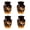 Keepsake Pack of 4, variant on Eagle Urn, Urn for Ashes Adult male, Adult Cremation Urns, Urn for Ashes for Women, Urns for Adult Human Ashes, Large Urns for Human Ashes (Size - 10inch)