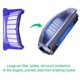 thumbnail image 3 of 2X Rueda Filtro Cepillo Lateral de Rodillo para 600 Series 606 610 620 630 650 660 675 676 Accesorios de Aspiradora, 3 of 6