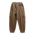 thumbnail image 3 of Huanglei Boys Pants Loose Corduroy Casual Warm Sweatpants For Kids, 3 of 9