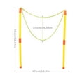 thumbnail image 2 of Giant Bubble Wand Rope Set, Detachable Large Bubble String Maker for Outdoor Garden Lawn Beach Party Activities, Manual Bubble Blowing Tool (Yellow), 2 of 5