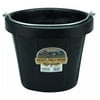 Little Giant 12-Quart Flexible All-Purpose Rubber Bucket Pail with Steel Handle