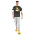 thumbnail image 3 of The Simpsons Mens Grey Short Sleeve Long Leg Pyjama Set, 3 of 5